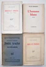 [Littérature, Poésie]JULES ROMAINS (1885-1972) Lot de 6 ouvrages, éditions originales...