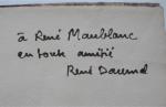 [Littérature, surréalisme]RENE DAUMAL (1908-1944)      Le...