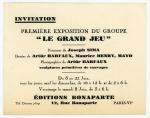 [Littérature, surréalisme]LE GRAND JEU, 1928-1930   Rare réunion des...
