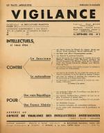LE COMITE DE VIGILANCE DES INTELLECTUELS ANTIFASCISTES (C.V.I.A.)Lot de +...