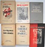 [Guerre 1939-1945, Résistance, Déportation]LA SECONDE GUERRE MONDIALE  Lot de...