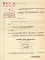 MILITANTISME PACIFISTE, POLITIQUE ET UNIVERSITAIRE, SYNDICALISME DE LENSEIGNEMENT, 1944-1960 Lot...