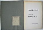 [Littérature, poésie]PUBLICATIONS DAPRES-GUERRE, 1945-1959  Lot de 39 publications :Gérard...