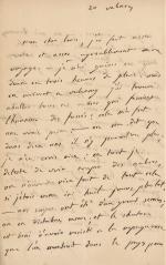[Indre- Valençay]Charles-Maurice de TALLEYRAND-PÉRIGORD (1754-1838), diplomate2 lettres autographes écrites de...