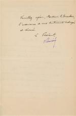 [Sciences - Littérature]
13 pièces adressées à Edmond PERRIER (1844-1921), zoologiste...
