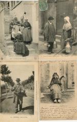 [France] env. 2210 cartes postales anciennes et cpsm, tous départements...
