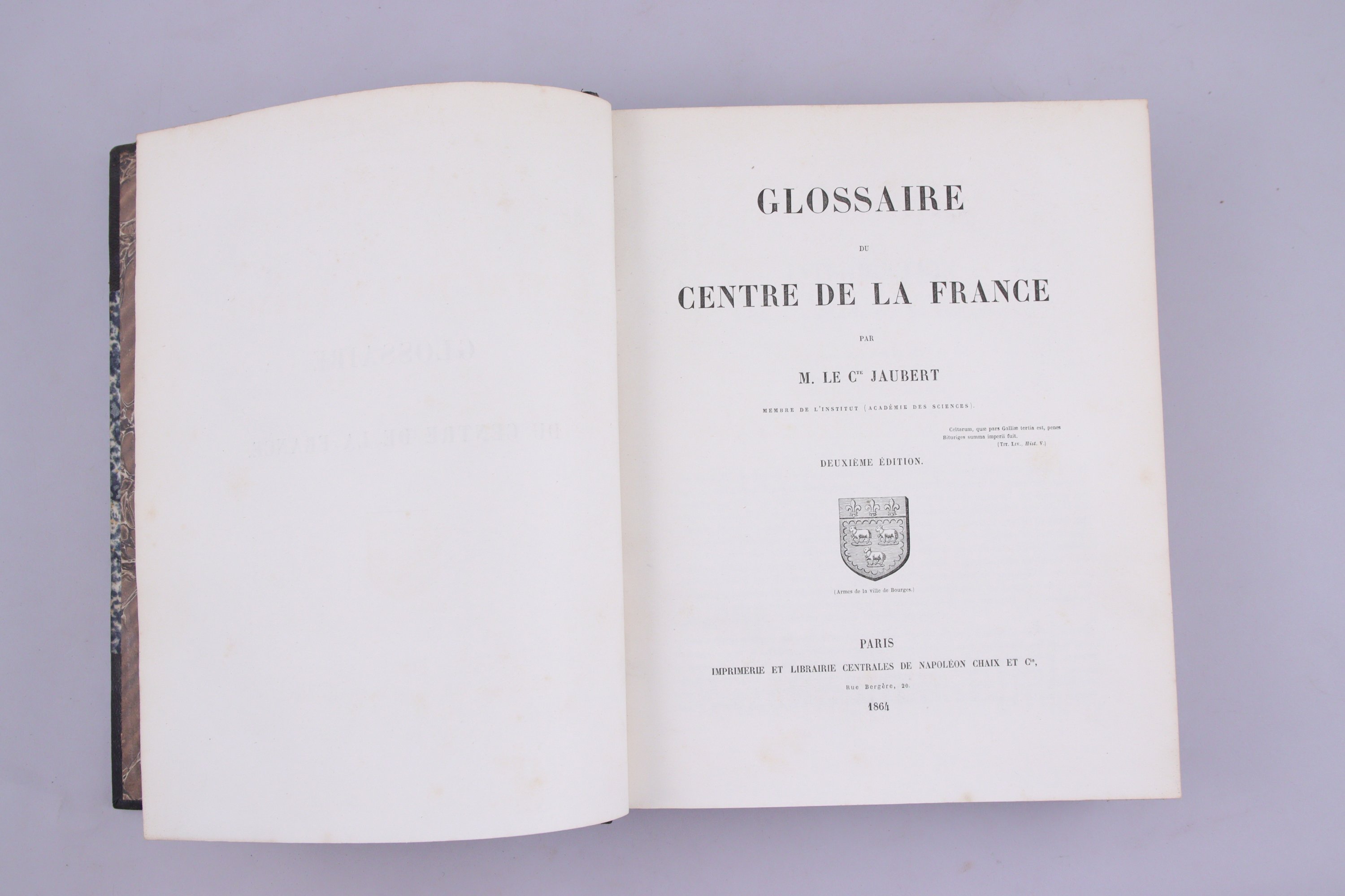 LIVRES ANCIENS Rouillac