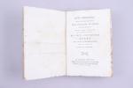 GUSTA, Francesco (1744-1816). 2 ouvrages de Francesco Gusta dans leur...