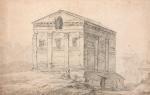 ÉCOLE FRANÇAISE DU XVIIIe
Vue animée dun temple transformé en basilique

Pierre...