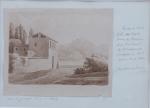 PRINCESSE LOUISE DE BADE (1811-1854) 
Ferme fortifiée, c. 1833

Lavis.

Haut. 9,5,...