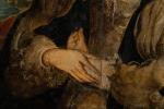 DANS LE GOÛT D'ANTOINE VAN DYCK (1599-1641)Portrait de femmePanneau.Haut. 37,...