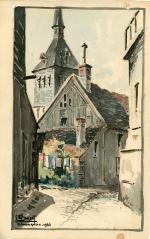 ÉTIENNE GAUDET (1891-1963)
Rue du Haut-Bourg à Blois
Quartier de léglise Saint...