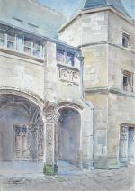 ÉTIENNE GAUDET (1891-1963)
Château de Blois, 1961
Lhôtel Sardini à Blois, 1960

2...