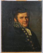 ÉCOLE FRANÇAISE DU MILIEU DU XIXeD'APRÈS FRANÇOIS JOSEPH LEFEBVRE (1755-1820)Portrait...