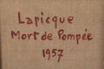 Charles Lapicque (Français, 1898-1988)La mort de Pompée, 1957Haut. 116, Larg....