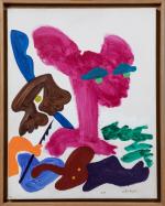Charles Lapicque (Français, 1898-1988)Neptune, 1977Acrylique sur papier marouflé sur toile....