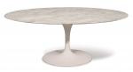 Eero Saarinen (Finlandais, 1910-1961)Table modèle "Tulip", modèle de 1956Plateau en...