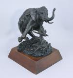 Théodore RIVIÈRE  (1857-1912) 
"L'Éléphant Fureur de Baal", 1892

Épreuve en...