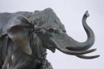 Théodore RIVIÈRE  (1857-1912) "L'Éléphant Fureur de Baal", 1892Épreuve en...