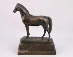 Franz IFFLAND (1862-1935) 
Cheval

Bronze à patine brun doré. Signé sur...