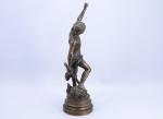 Louis GOSSIN (1846-1928) 
David et Goliath

Bronze. Signé.

Haut. 48 cm.
