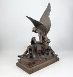 Léon Eugène LONGEPIED (1849-1888)
"L'immortalité"

Bronze patiné. Signé sur la terrasse.

Haut. 74,...