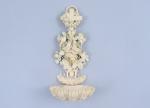 DIEPPE, 1901
Exceptionnel bénitier aux rosiers

en ivoire finement sculpté, surmonté d'un...