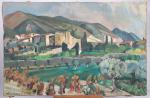 WILLY EISENSCHITZ (1889-1974) Paysage de la Drôme (?) Toile, signée...