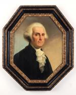 ÉCOLE AMÉRICAINE DU XIXeATELIER DE GILBERT STUARTPortrait de George WashingtonToile...