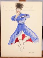 CAMILLE ROCHE (1894-1948) Les danseurs :"Réflexion du danseur ivrogne", "Le...