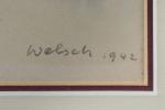 PAUL WELSCH (1889-1954) 
Arbres en hiver, 1942

Aquarelle, signée et datée...