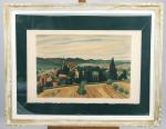 ANDRÉ DERAIN (1880-1954)Paysage provençalLithographie en couleur, signée en bas à...