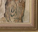 MARIA ALEKSANDROVNA LAGORIO (1893-1979) Vierge à l'enfant, 1942Toile, signée et...