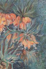d'après VINCENT VAN GOGH (1853-1890)Bouquet de fleursToile.Haut. 73, Larg. 60...