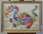 FRANCISCO DA SILVA (1910-1985)
Dragon

Gouache sur papier, signée et datée 1970...