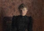 ISTVÁN RÉTI (Hongrois, 1872-1945) Portrait de femme, 1893Toile, signée et...