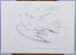 d'après PABLO PICASSO (Espagnol, 1881-1973) 
La colombe volant, 1950

d'après l'épreuve...