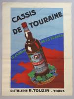 LiqueursG. Faivre"CASSIS DE TOURAINE / Le jardin de la France...