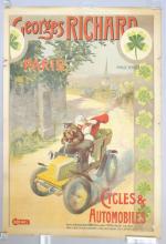 Automobiles et CyclesHenri Lebel"GEORGES RICHARD / CYCLES & AUTOMOBILES". Signée....