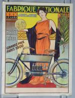 Sport Automobiles/Motocyclette2 affiches"Fabrique Nationale, FN, Herstal, Liège, Grands Prix de...