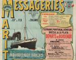 Transports - Voyage"Compagnie des MESSAGERIES MARITIMES / Paquebots Poste français...