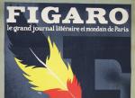 Presse2 affiches"FIGARO le grand journal littéraire et mondain de Paris...