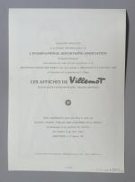 Bernard Villemot (1911-1990)Publicité Chaussures BALLY3 impressions couleurs sur papier canson,...