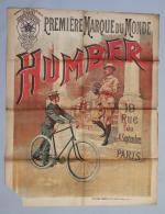 [Cycles et automobiles]Imprimerie Camis à ParisLot de 2 affiches, 1...
