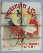 [Cycles et automobiles]Imprimerie Camis à ParisLot de 2 affiches, épreuves...