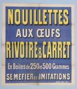 [Epicerie]Imprimerie Camis à ParisLot de 3 affiches et 2 bandeaux,...