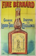 [Alcool]Imprimerie Camis à ParisLot de 2 affiches, épreuves originales imprimées...