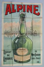 [Alcool]Imprimerie Camis à ParisLot de 4 affiches, épreuves originales imprimées...