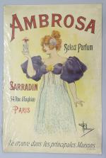 [Parfumerie]Imprimerie Camis à ParisLot de 3 affiches, épreuves originales imprimées...