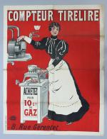 [Electricité - Gaz]Imprimerie Camis à ParisLot de 4 affiches, épreuves...